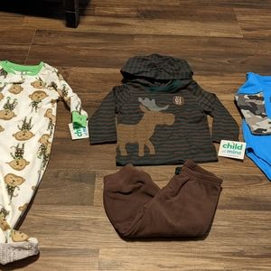 Carter's Animal Themed 12 Mont Boy Outfits NWT